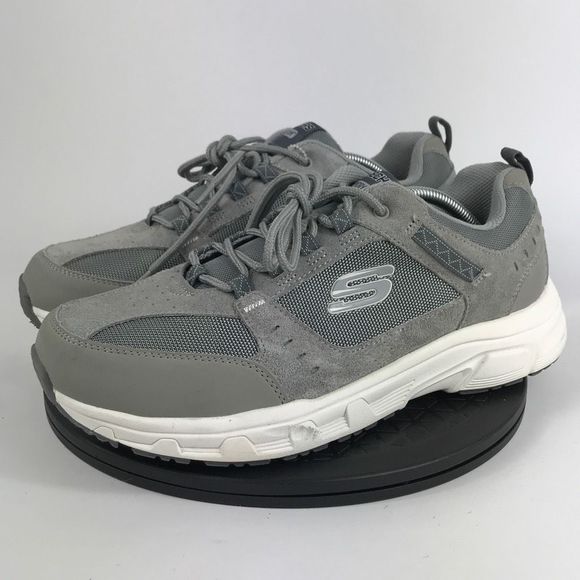 Skechers Other - Skechers Oak Canyon Gray Athletic Running Shoes 51893EWW Men’s Size 12 Wide